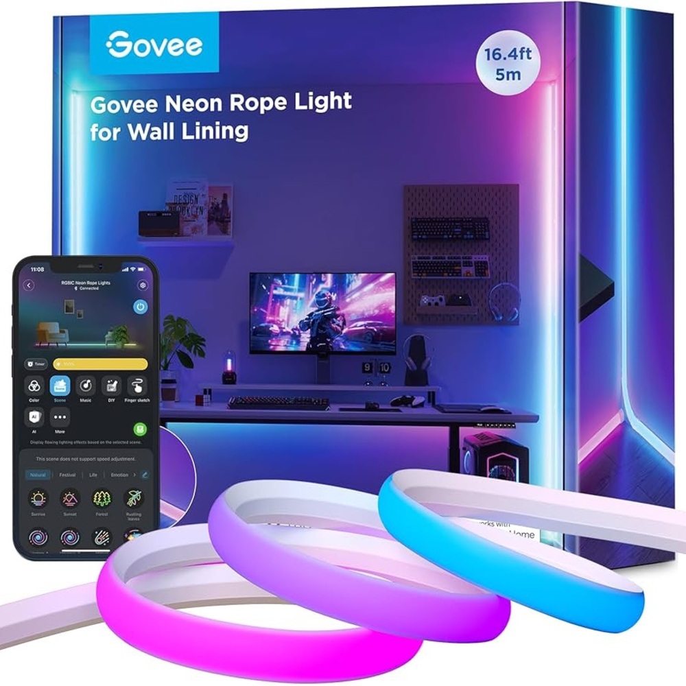Govee Neon Rope Light - Multicolor LED Strip (5m)